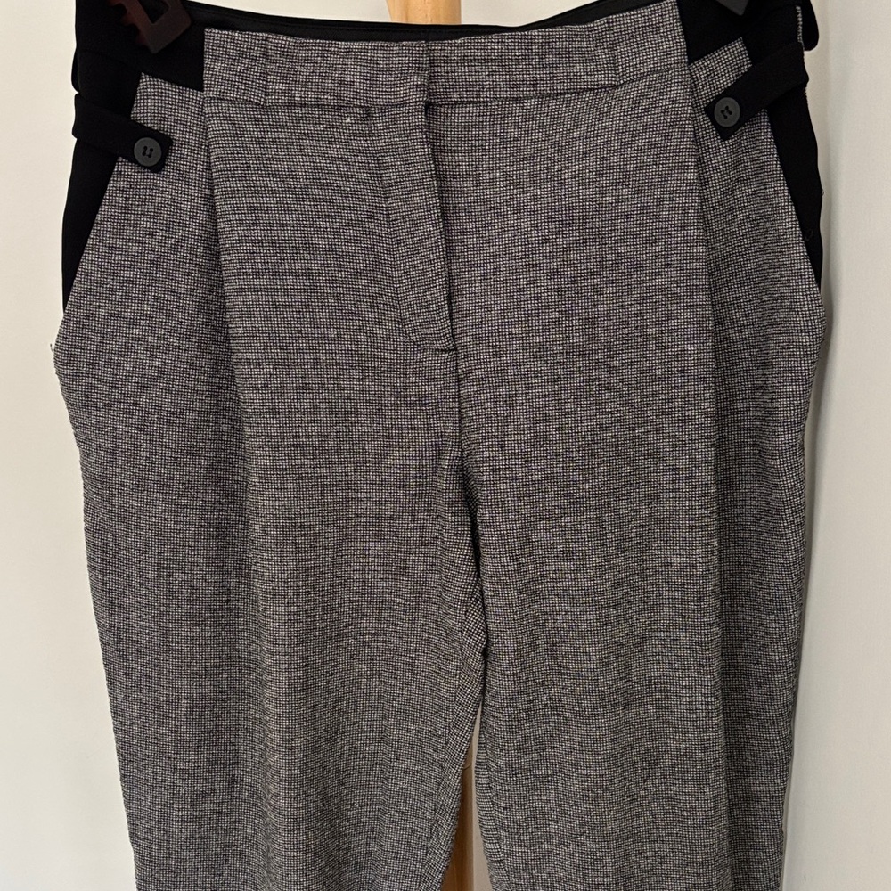 Zara Black and Gray Women's Trousers